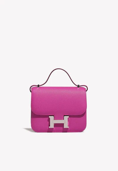 Hermès Constance 18 in Magnolia Chèvre Mysore with Palladium Hardware bag