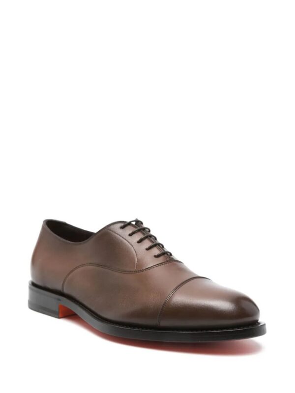 Santoni  leather oxford shoes