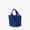 33bfa7e4429f5acdcf1433794f86369e_400x_f3bfdbd7-f97f-404f-8882-68995d4b80de.jpg Hermès Picotin Lock 18 in Bleu Saphir Taurillon Clemence with Palladium Hardware bag