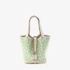 70326cc35502e88677a65ef876455ded_400x_296dab38-beb2-4fd2-b2e4-867f22bfe06c.jpg Hermès Micro Lucky Daisy Picotin in Nata and Vert Swift with Palladium Hardware bag