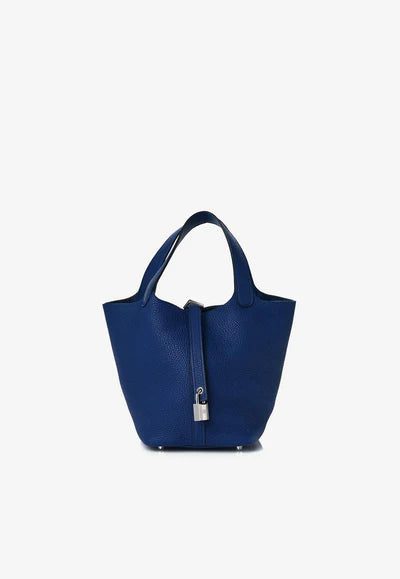 7fd796921e16b250f865231dd26d3753_400x_988e30ca-355e-438b-9970-4ebdd92b03eb.jpg Hermès Picotin Lock 18 in Bleu Saphir Taurillon Clemence with Palladium Hardware bag