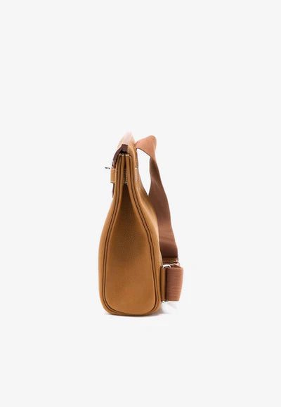 Hermès Hac A Dos PM Backpack in Fauve Barenia Faubourg with Palladium Hardware bag