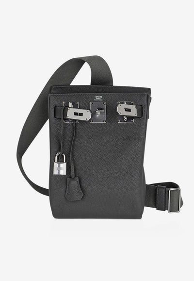 Hermès Hac A Dos PM Backpack in Vert de Gris Togo with Palladium Hardware bag