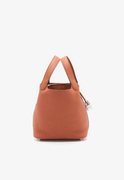Hermès Picotin Lock 18 Bag in Cuivre Clemence with Palladium Hardware bag