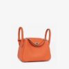 Mini_Lindi_Feu_1_400x_958201d3-277e-406b-b3b2-ad983ecca3f1.jpg Hermès Mini Lindy 20 in Feu Clemence Leather with Palladium Hardware bag