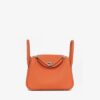 Mini_Lindi_Feu_2_400x_ecd507f1-e022-42fc-8d8e-1972d460f78e.jpg Hermès Mini Lindy 20 in Feu Clemence Leather with Palladium Hardware bag