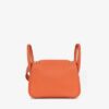 Mini_Lindi_Feu_3_400x_6eac656c-b5b6-4546-90ca-174a5a6e6294.jpg Hermès Mini Lindy 20 in Feu Clemence Leather with Palladium Hardware bag