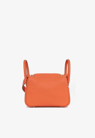 Mini_Lindi_Feu_3_400x_6eac656c-b5b6-4546-90ca-174a5a6e6294.jpg Hermès Mini Lindy 20 in Feu Clemence Leather with Palladium Hardware bag