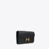 Hermès Constance To Go Wallet in Black Epsom with Gold Hardware bag