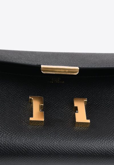 Hermès Constance To Go Wallet in Black Epsom with Gold Hardware bag