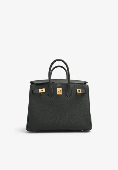 THB_2441_400x_3e7864a7-f312-40b7-aa74-54a65c47b995.jpg Hermès Birkin 25 in Vert Fonce Togo with Gold Hardware bag