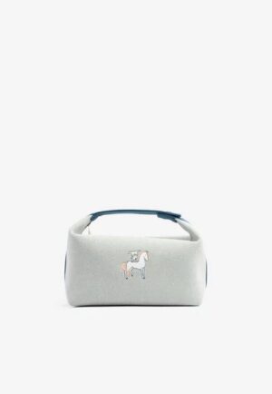 Hermès Large Bride-a-Brac Cabriole Pouch in Canvas bag