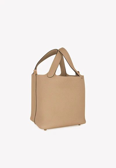Hermès Picotin Lock 18 Tote Bag in Trench Clemence with Gold Hardware bag