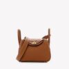 Hermès Mini Lindy 20 in Gold Clemence with Gold Hardware bag