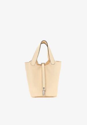 Hermès Picotin Lock 18 in Nata Taurillon Clemence with Palladium Hardware bag
