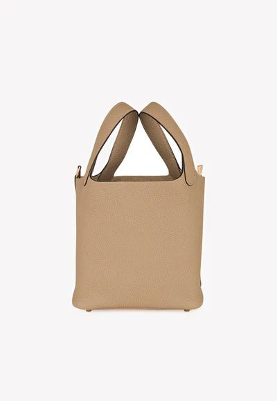 Hermès Picotin Lock 18 Tote Bag in Trench Clemence with Gold Hardware bag