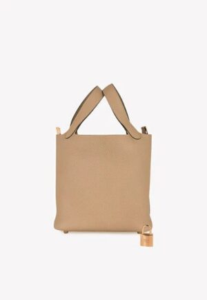 Hermès Picotin Lock 18 Tote Bag in Trench Clemence with Gold Hardware bag