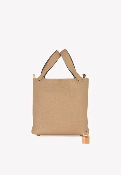 Hermès Picotin Lock 18 Tote Bag in Trench Clemence with Gold Hardware bag
