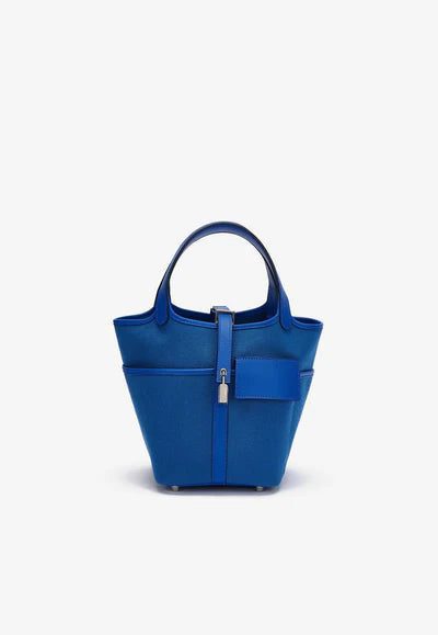 hkmrkt-cf6fs-t3-01_400x_86279bd3-90b9-45c7-a72b-be68325d35b9.jpg Hermès Picotin Cargo 18 in Bleu Royal Toile and Bleu Egee Swift with Palladium Hardware bag