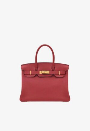 Hermès Birkin 30 in Rouge Grenat Togo Leather with Gold Hardware bag