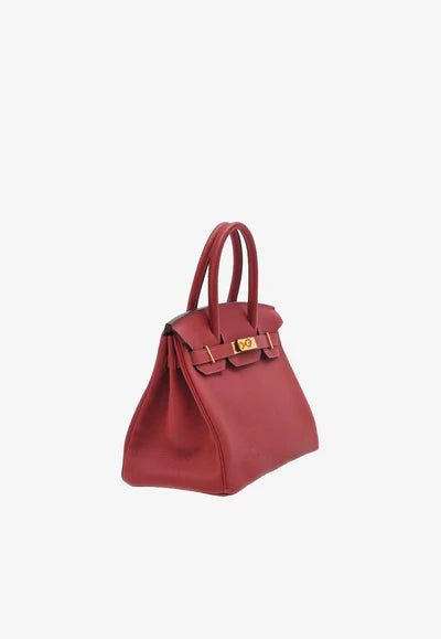 msbk2811806_3_400x_e8ab0294-5b05-4a99-8c0b-b33cd92af31f.jpg Hermès Birkin 30 in Rouge Grenat Togo Leather with Gold Hardware bag